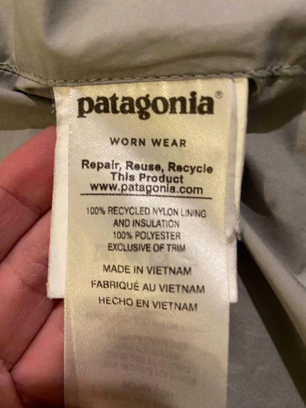 Patagonia Nano Puff Jacket XSGray Lightweight Insulated Coat FREE ITEM ELIGIBLE! - Picture 8 of 12